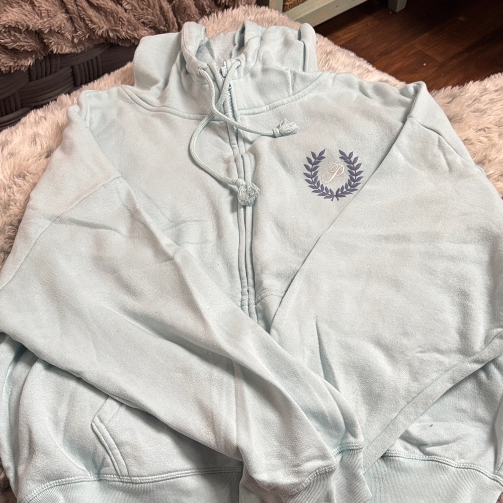 PINK Victoria's Secret Light Blue Hoodie